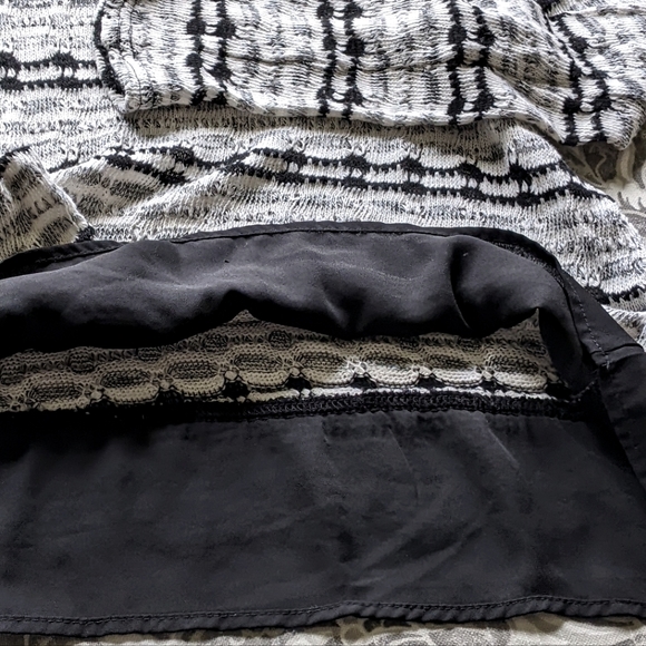 Xhilaration Layered Knit/Crochet Top - Picture 12 of 16